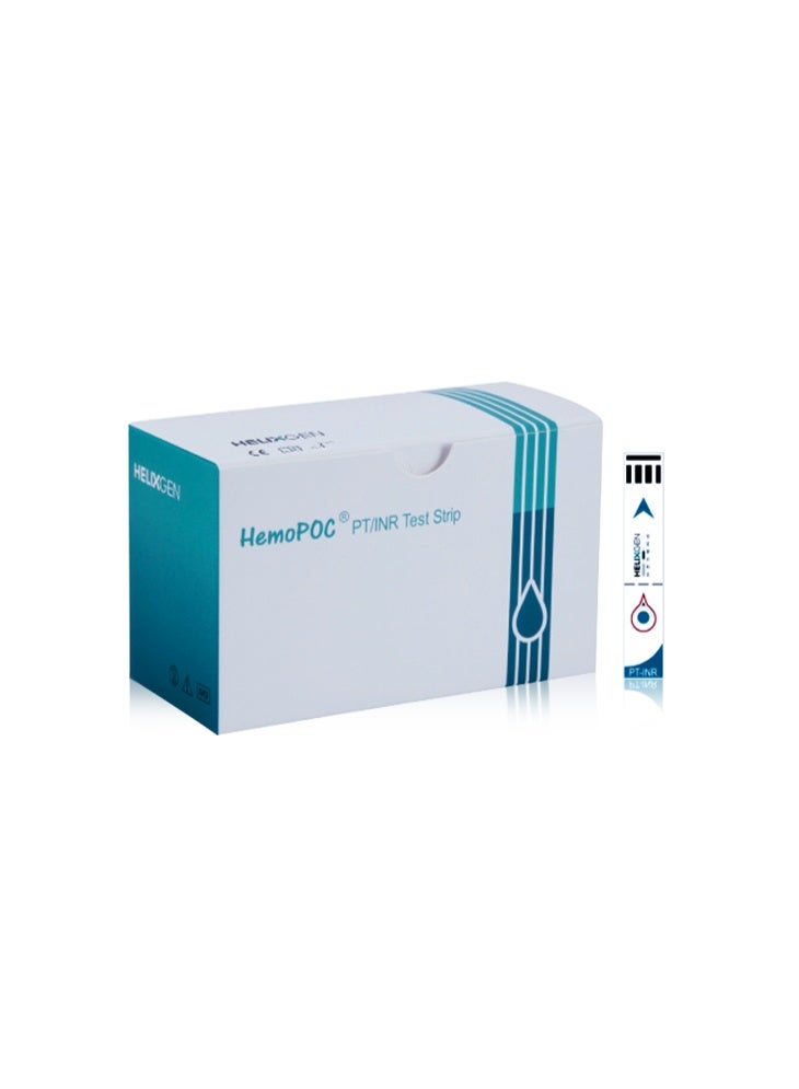 Hemopoc self-test strips for measuring blood fluidity, 24 strips
